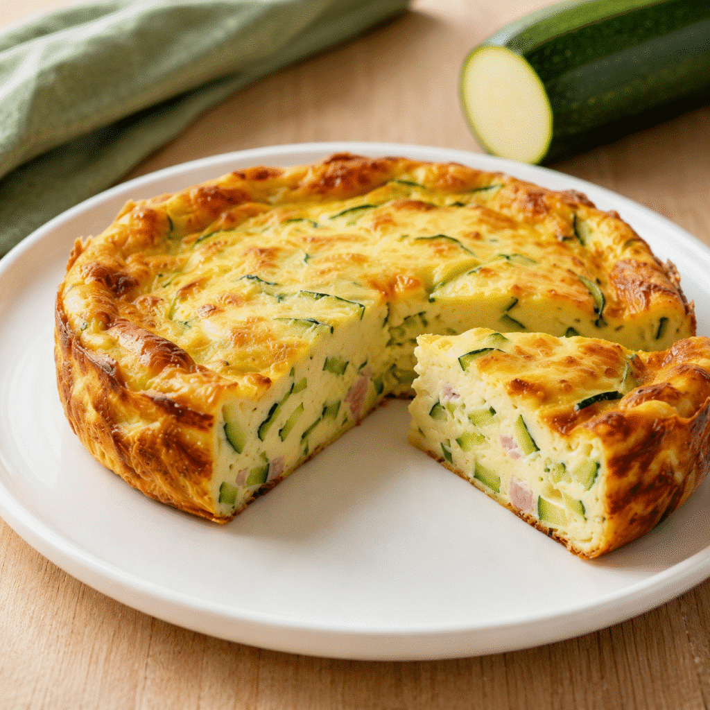 Flan de Courgettes au Jambon