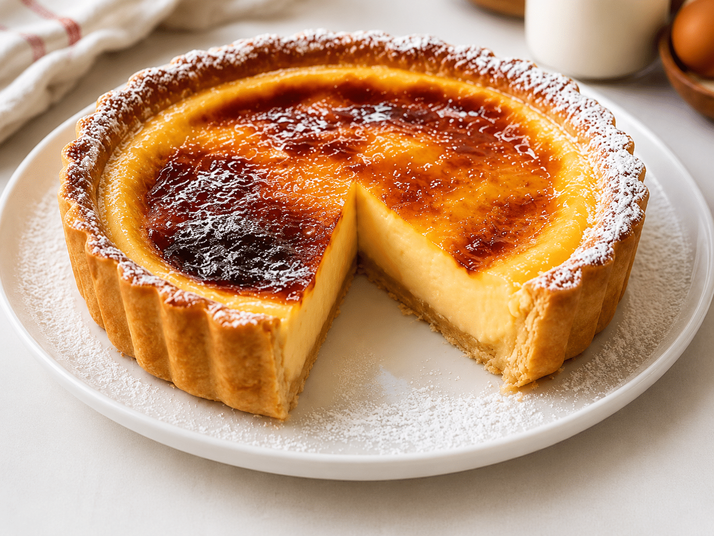 Home 1 Tarte au flan de grand-mère