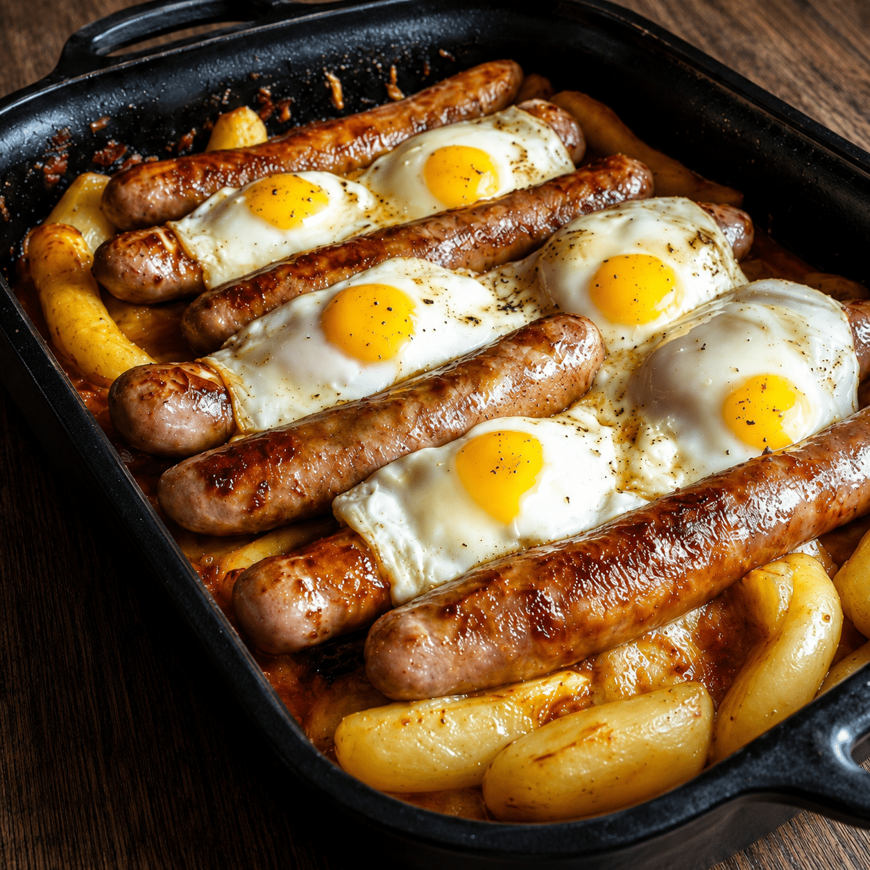 Home 2 Saucisse, Pommes de Terre & Œufs