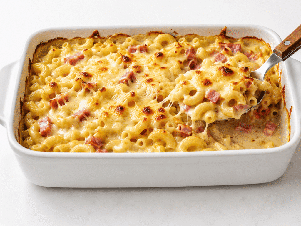Gratin de Coquillettes au Jambon et Fromage 4 Gratin de Coquillettes au Jambon et Fromage