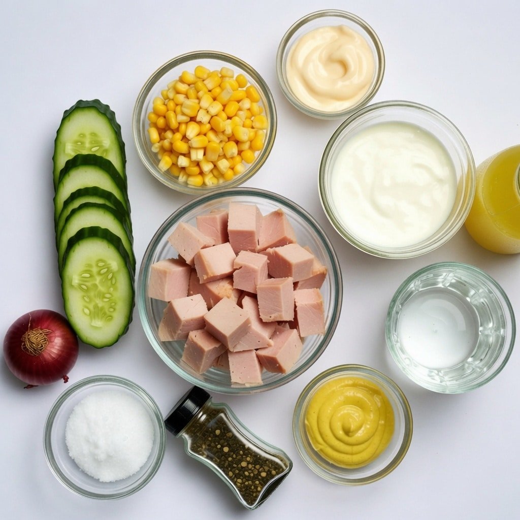 Salade Jambon Concombre