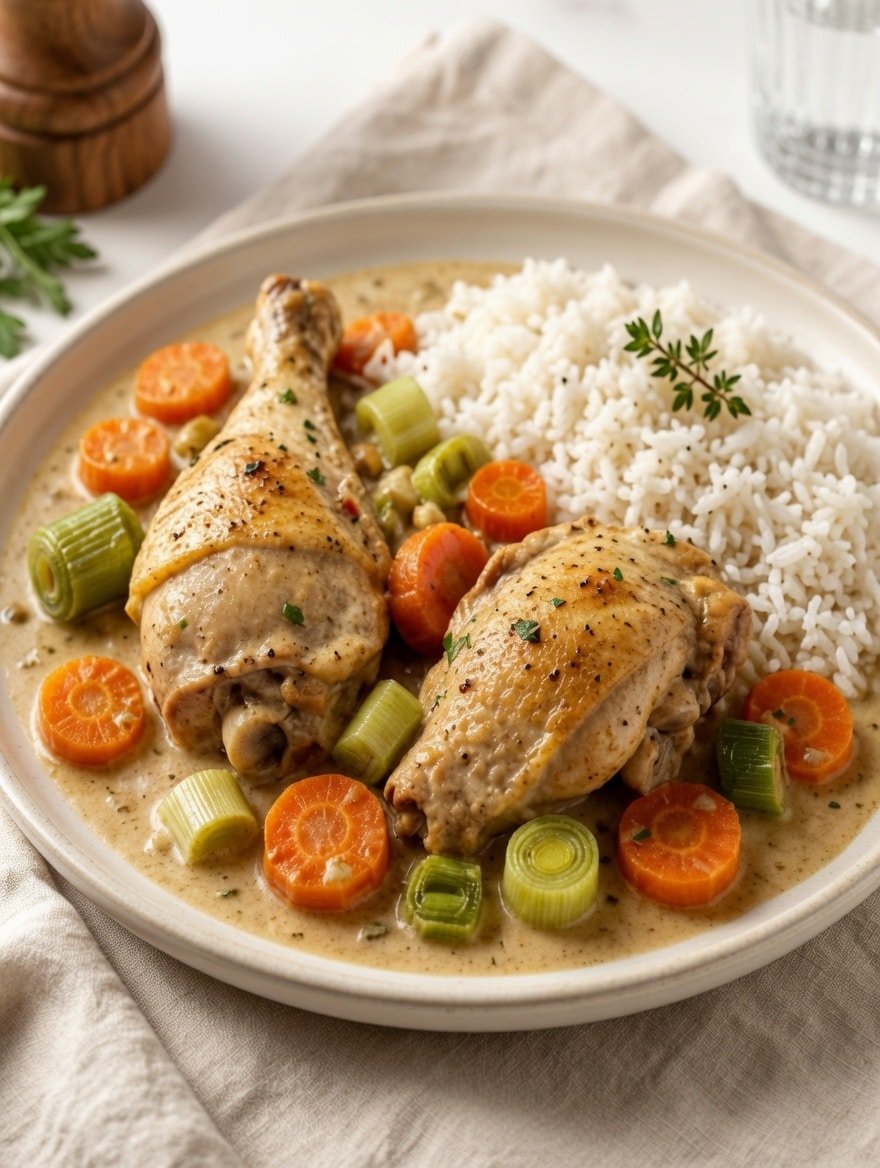 La poule au riz de la Mère Michèle