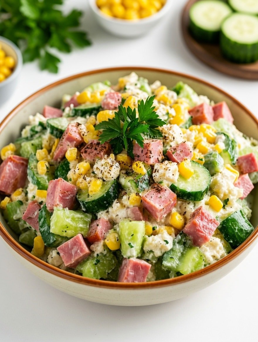 Salade Jambon Concombre