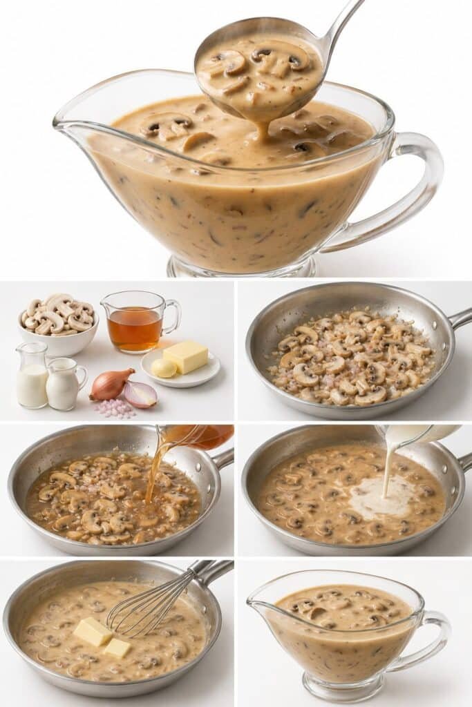 Sauce Madère aux Champignons 3 Sauce Madère aux Champignons