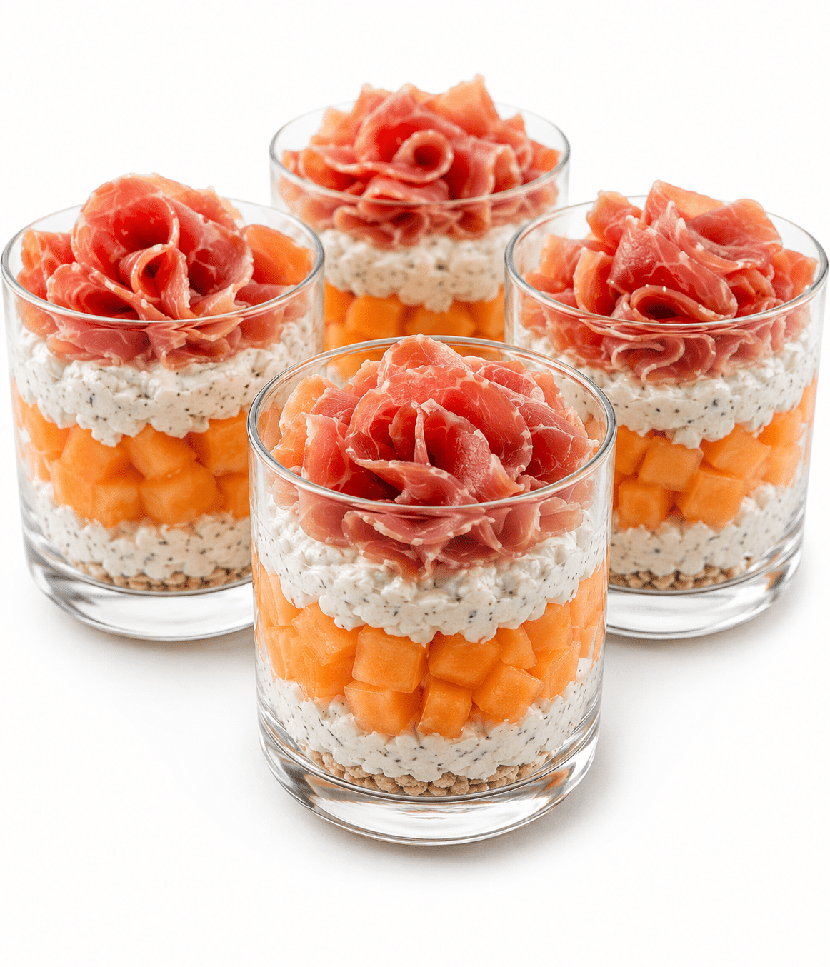 Home 2 Tiramisu estival au melon, jambon cru et fromage frais