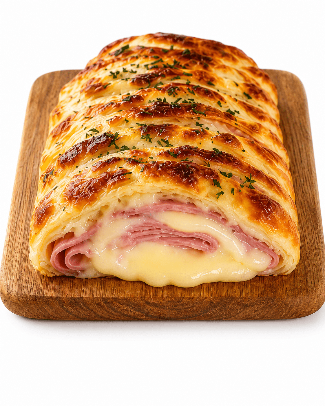 Home 1 Tresse Feuilletée au Jambon, Fromage et Béchamel