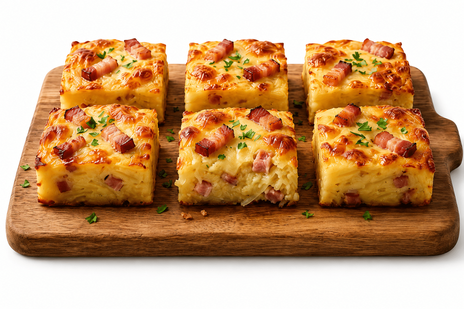 Petits Gâteaux de Pommes de Terre au Comté et Lardons