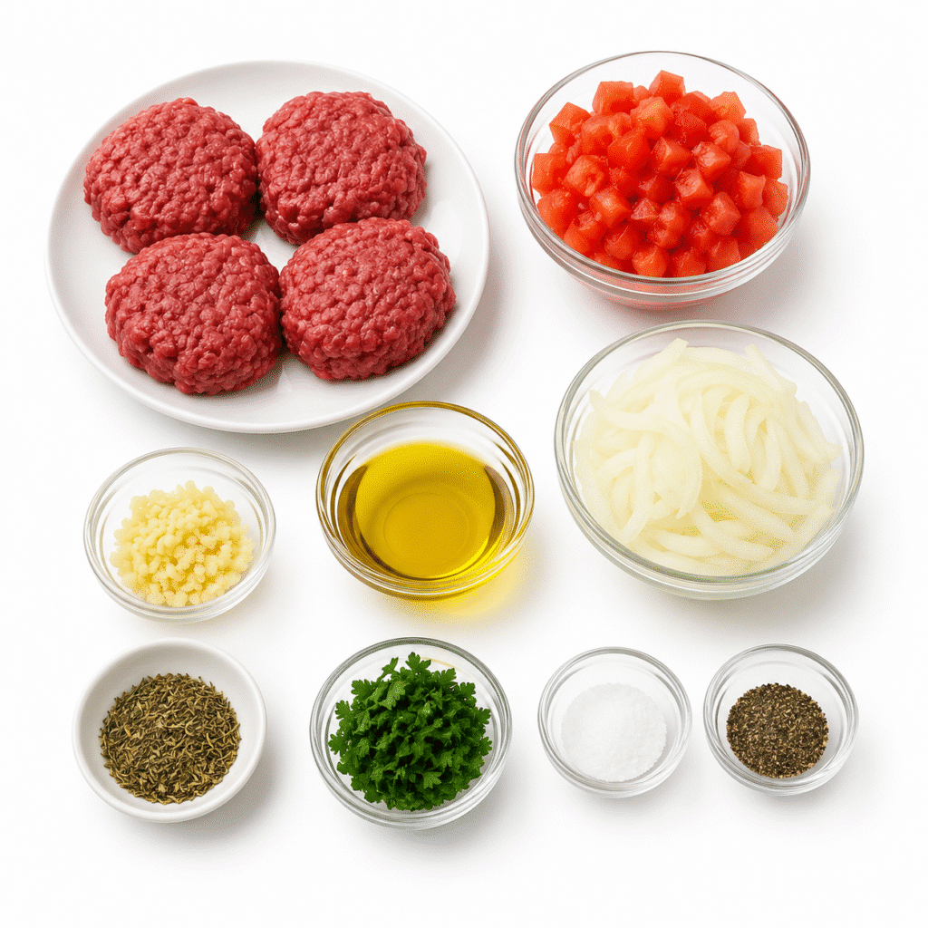 Steak haché à la provençale : savoureux, ensoleillé et prêt en un rien de temps 2 steak haché à la provençale