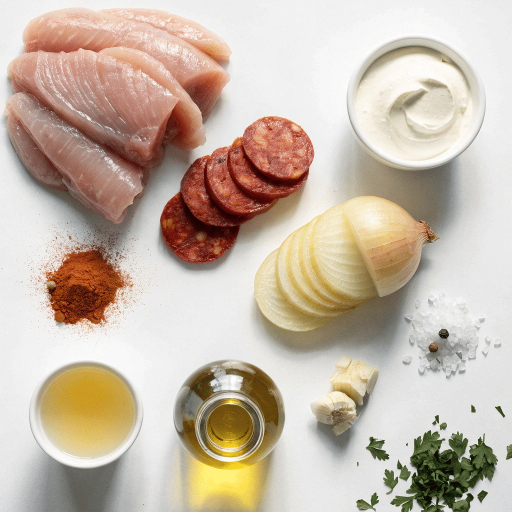 Aiguillettes de Poulet à la Crème