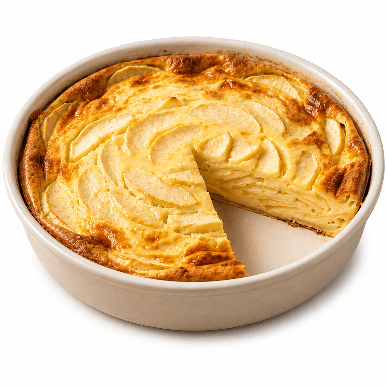 Home 1 flan aux pommes et yaourt