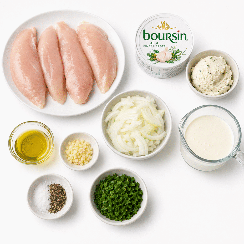 Poulet sauce Boursin : crémeux, gourmand et prêt en un rien de temps 2 Poulet sauce Boursin