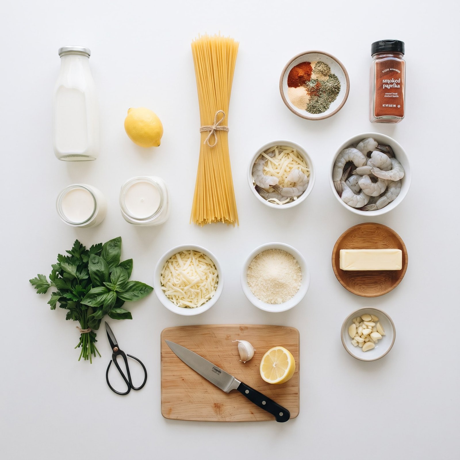 Cajun Garlic Shrimp with Creamy Garlic Parmesan Spaghetti Cajun Garlic Shrimp with Creamy Garlic Parmesan Spaghetti
