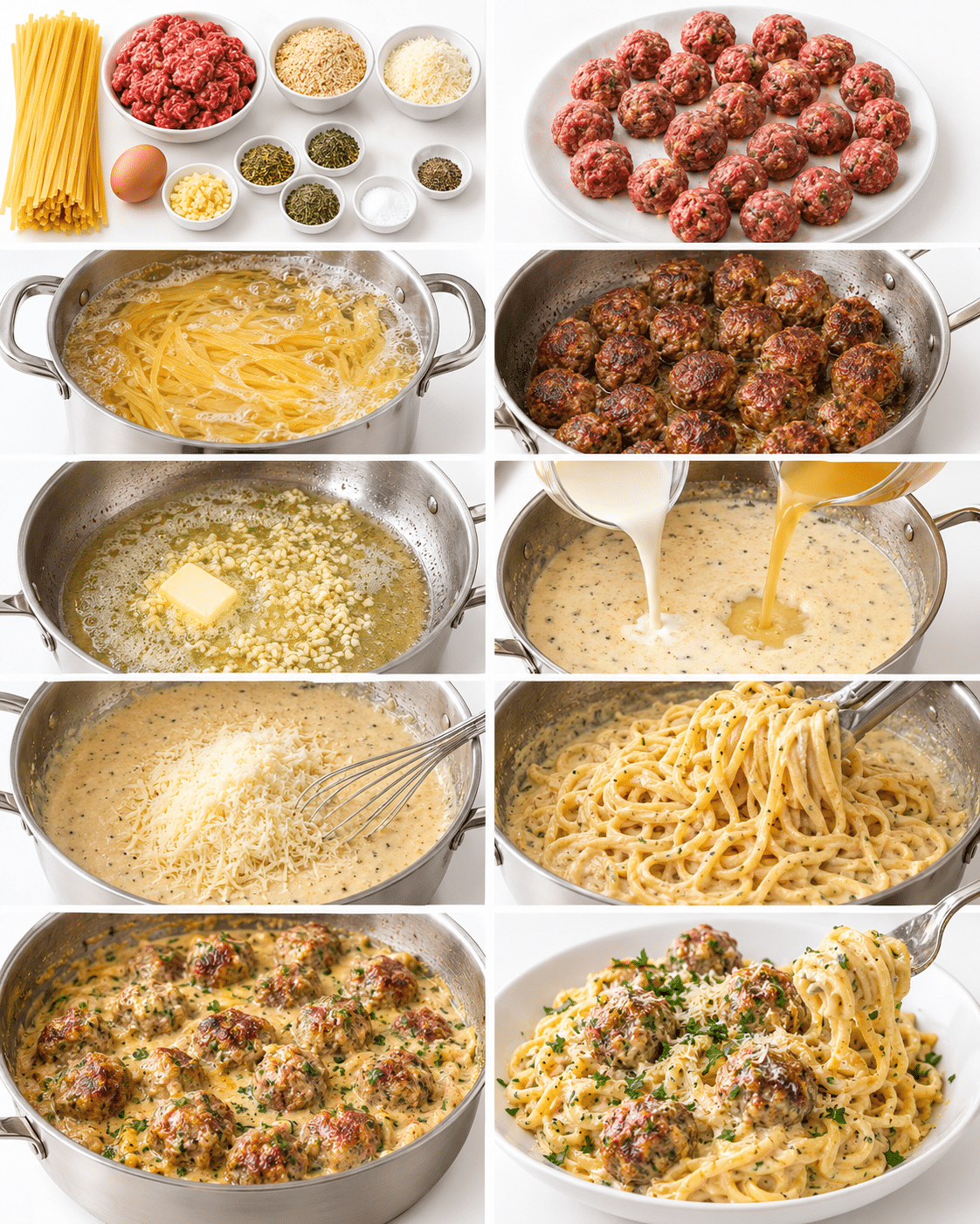 Italian Herb Meatballs with Garlic Parmesan