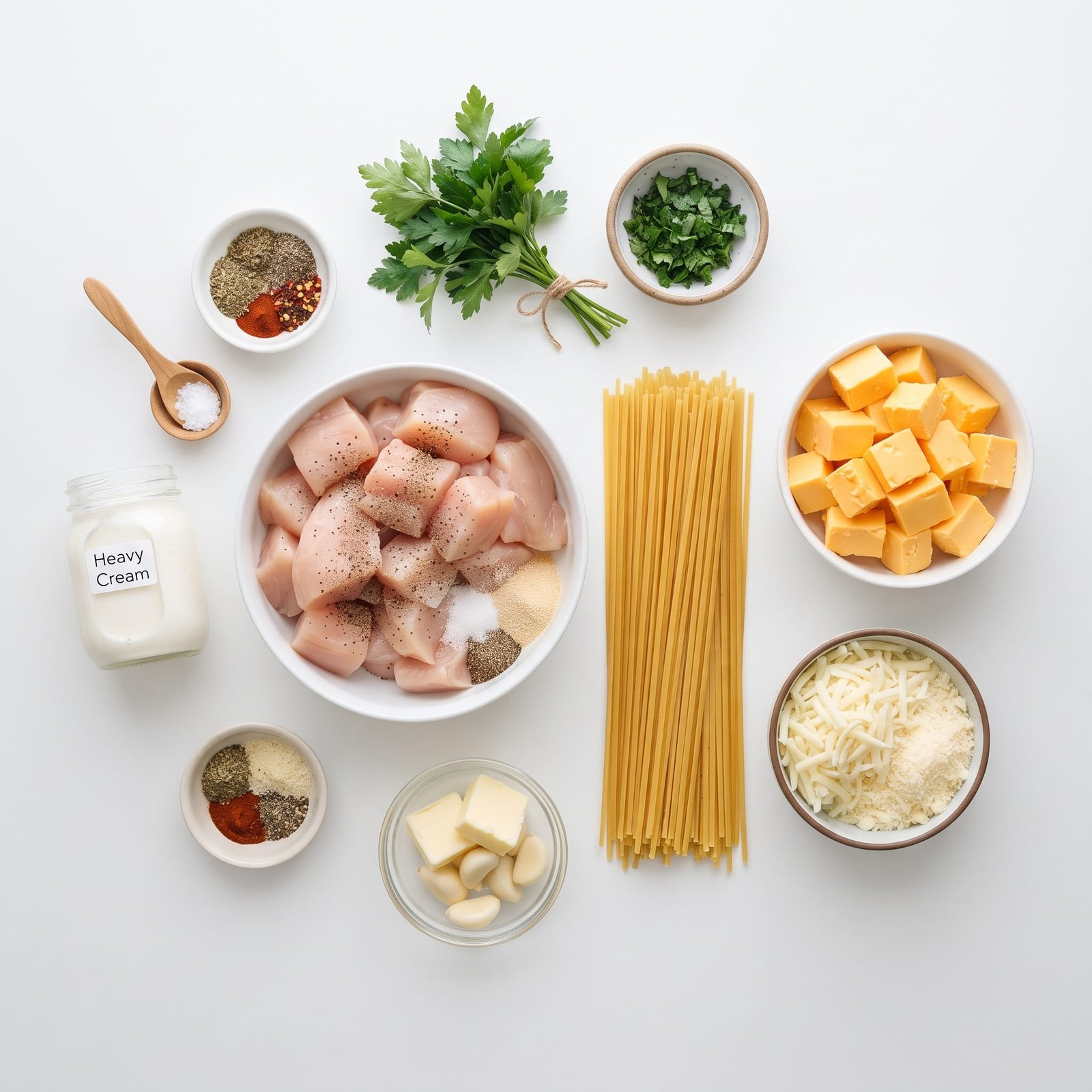 Creamy Velveeta Linguine with Italian Garlic Chicken Creamy Velveeta Linguine with Italian Garlic Chicken