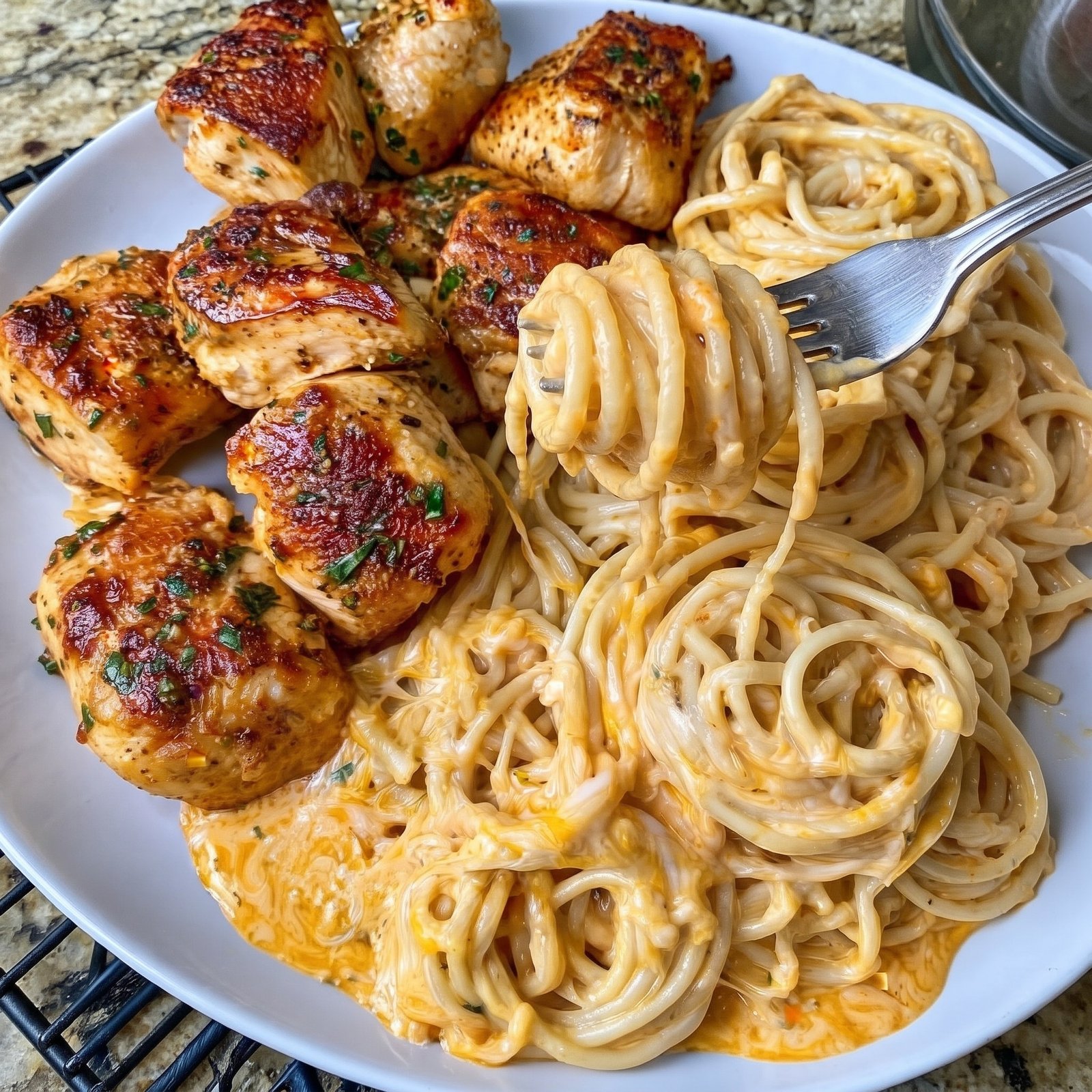 Home 5 Chicken Bites with Creamy Mozzarella