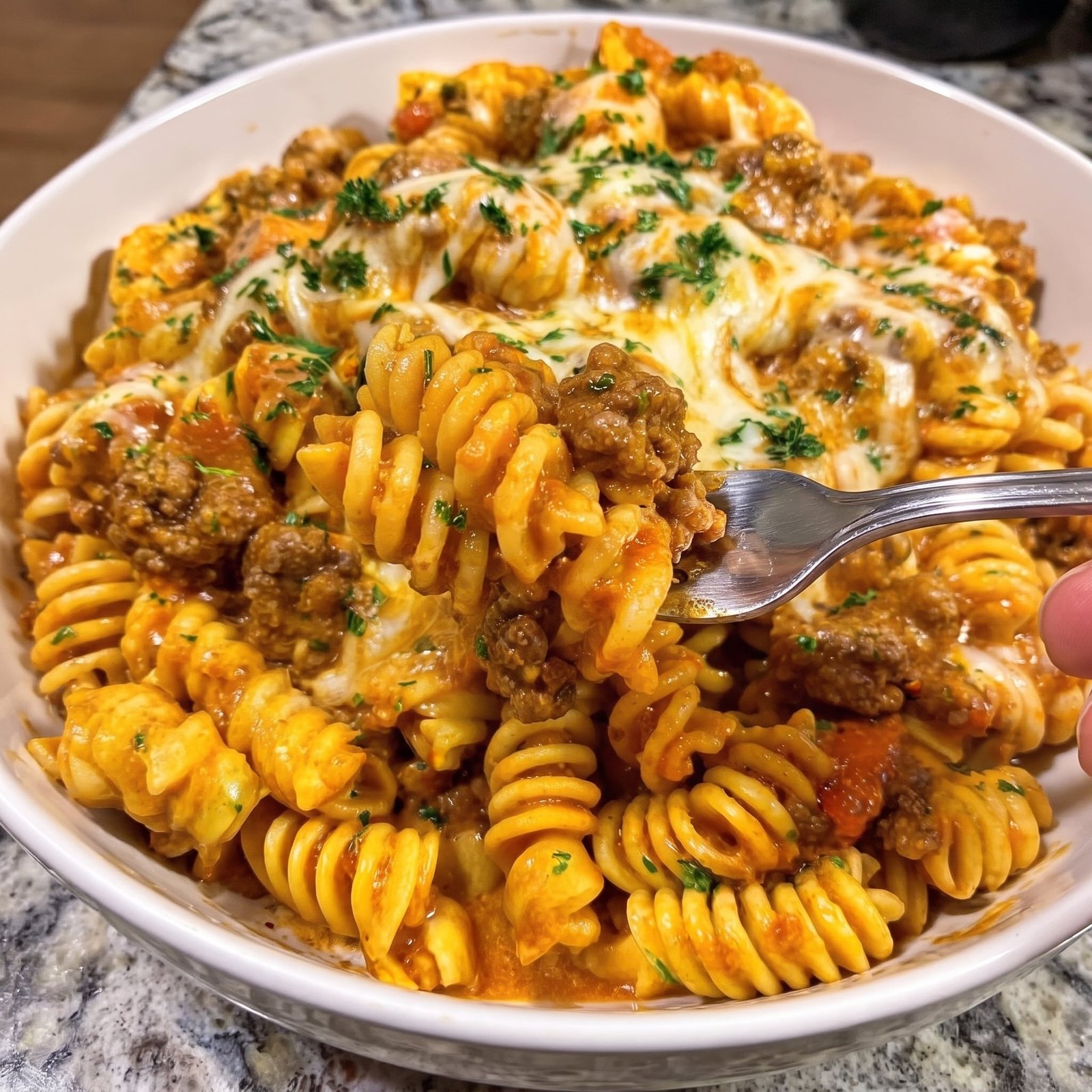 Home 4 Bolognese Ground Beef Rotini with Ricotta